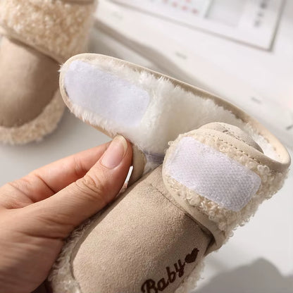 Warm Infant Toddler Crib Snow Boots Soft Comfortable Infant Girls Boys Anti-Slip Socks Slipper Newborn Baby Shoes