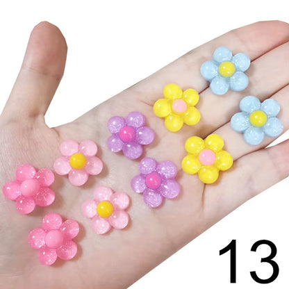 10Pcs/Lot Mixed Styles Lot Lovely Dessert Children Jewelry Baby Girl Earrings Kids Ear Clip on Pierced Alloy Painless Earrings