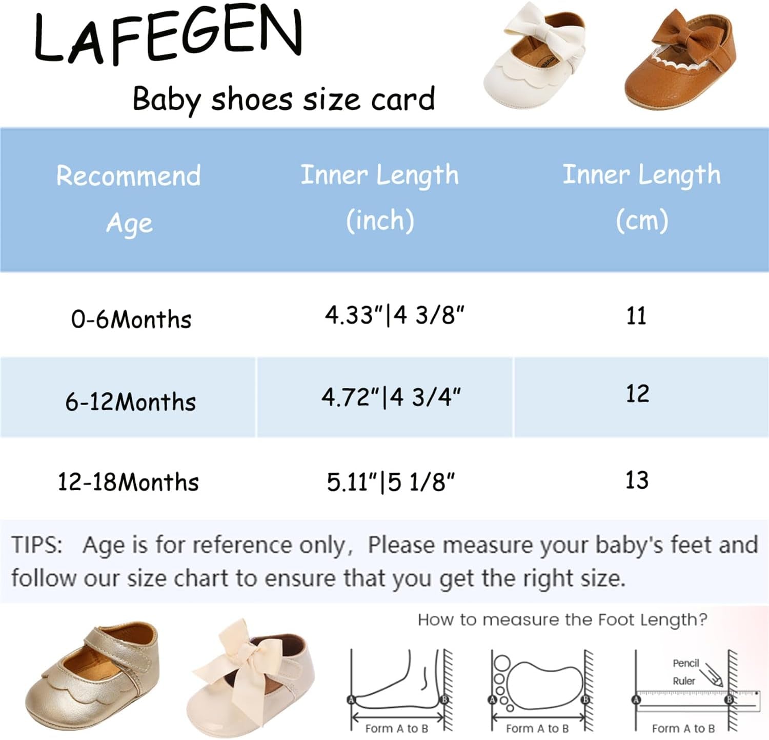 Baby Girls Mary Jane Flats with Bownot Non Slip Soft Sole PU Leather Newborn Infant Toddler First Walker Cirb Dress Shoes