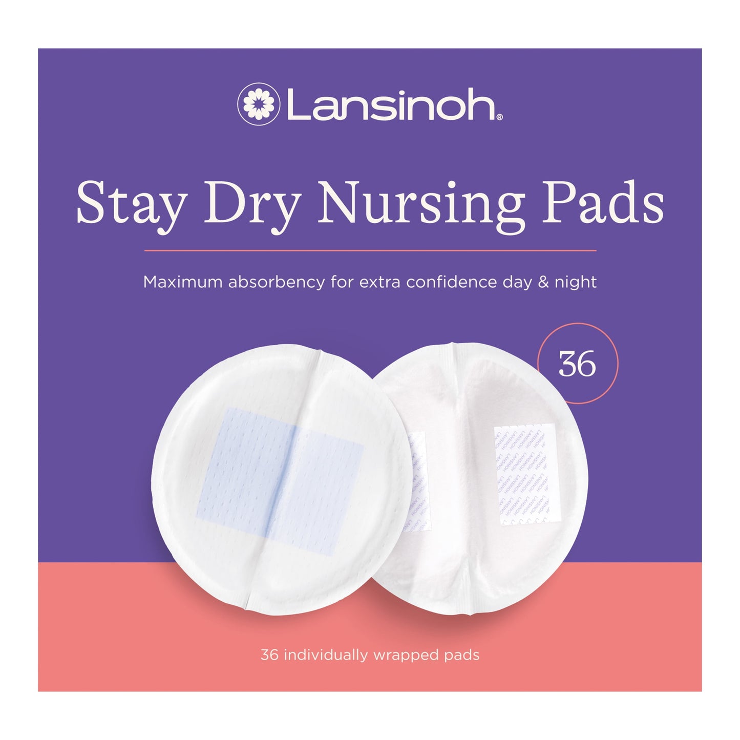 Stay Dry Disposable Nursing Pads for Breastfeeding, 36 Count