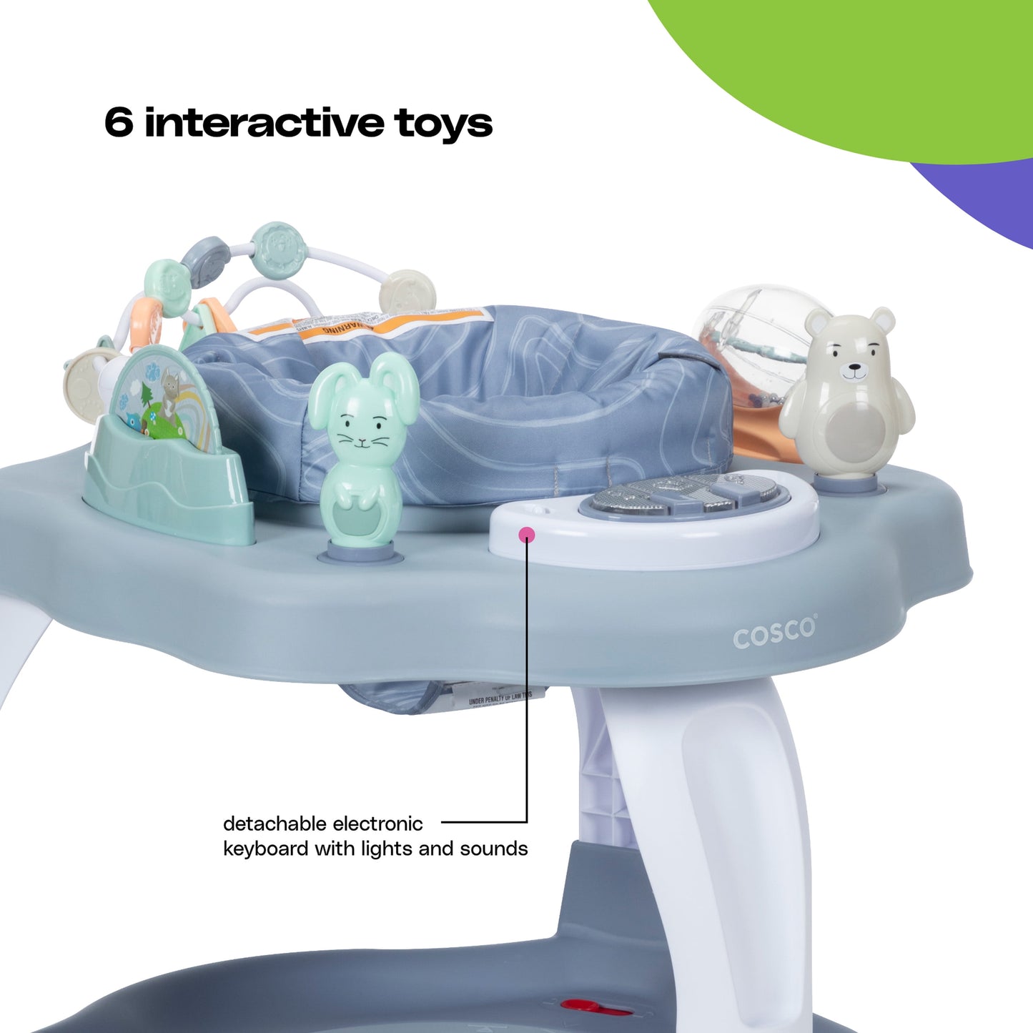 Play-In-Place Activity Center, Organic Waves