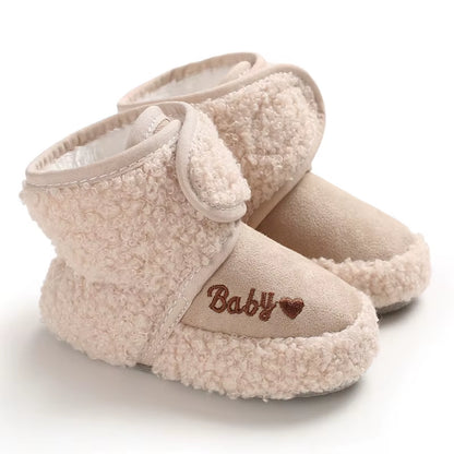 Warm Infant Toddler Crib Snow Boots Soft Comfortable Infant Girls Boys Anti-Slip Socks Slipper Newborn Baby Shoes