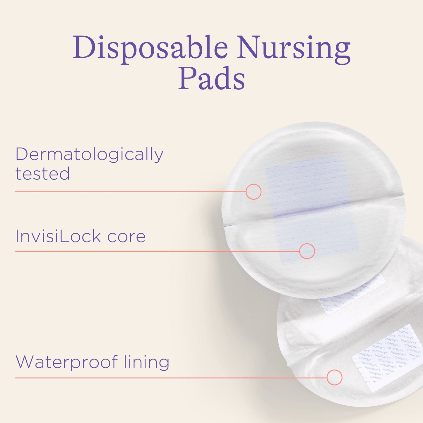 Stay Dry Disposable Nursing Pads for Breastfeeding, 36 Count