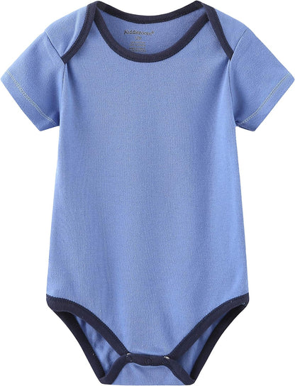 Newborn Baby Unisex Cotton One-Piece Bodysuits Baby Gift 5-Pack Baby Clothes