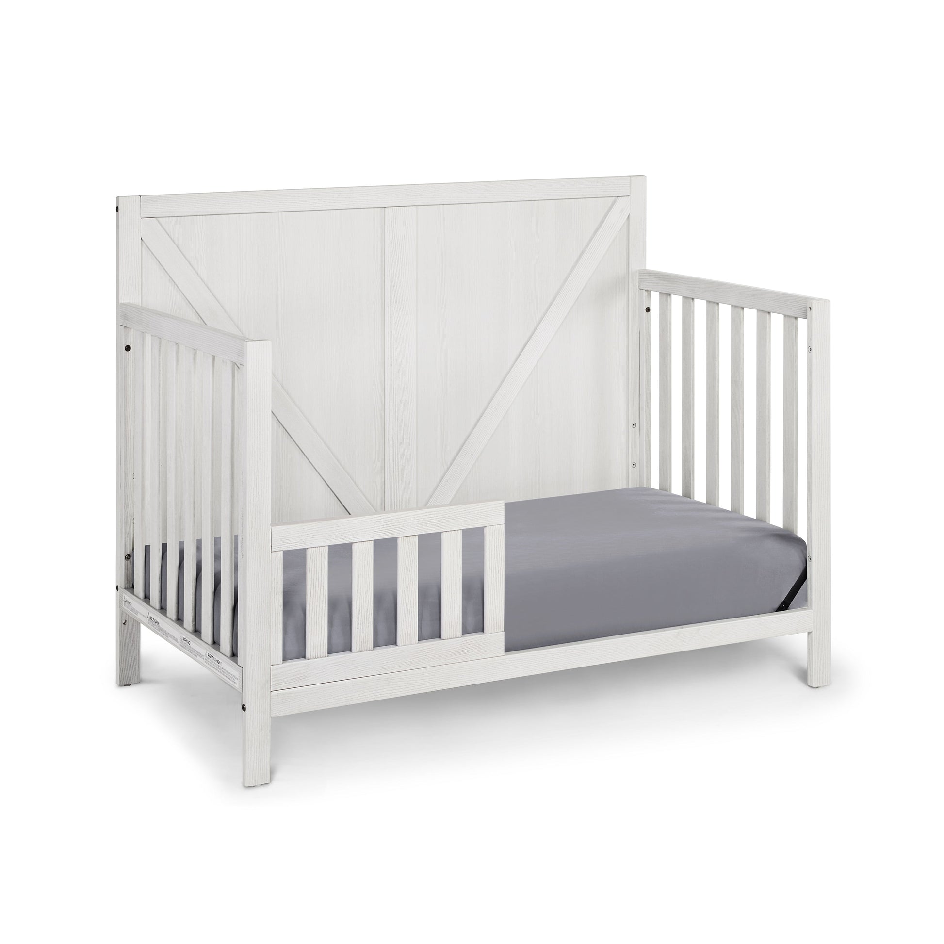 Barnside 4-In-1 Convertible Crib in Washed Gray