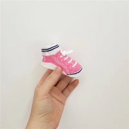 1Pair Baby Socks Anti-Slip Newborn Girls Boys Socks Cotton Children Kids Rubber Grip Socks Shoes Toddler First Walking Bebe Cute