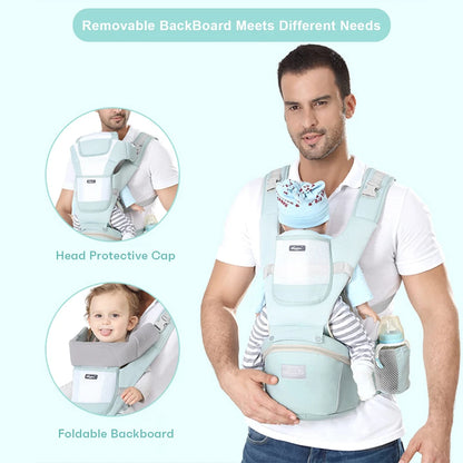 Ergonomic Newborn Baby Carrier Waist Stool Backpack Shoulder Swaddle Sling Wrap Infant 0 to 36 Months Carrier Stool Baby Hipseat