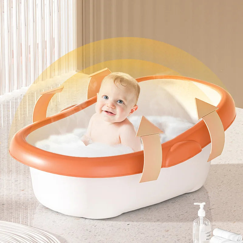 Baby Bath Tub Children Bath Tub Thickened Newborn Can Sit and Lie Luxury Bath Tub Baby Products