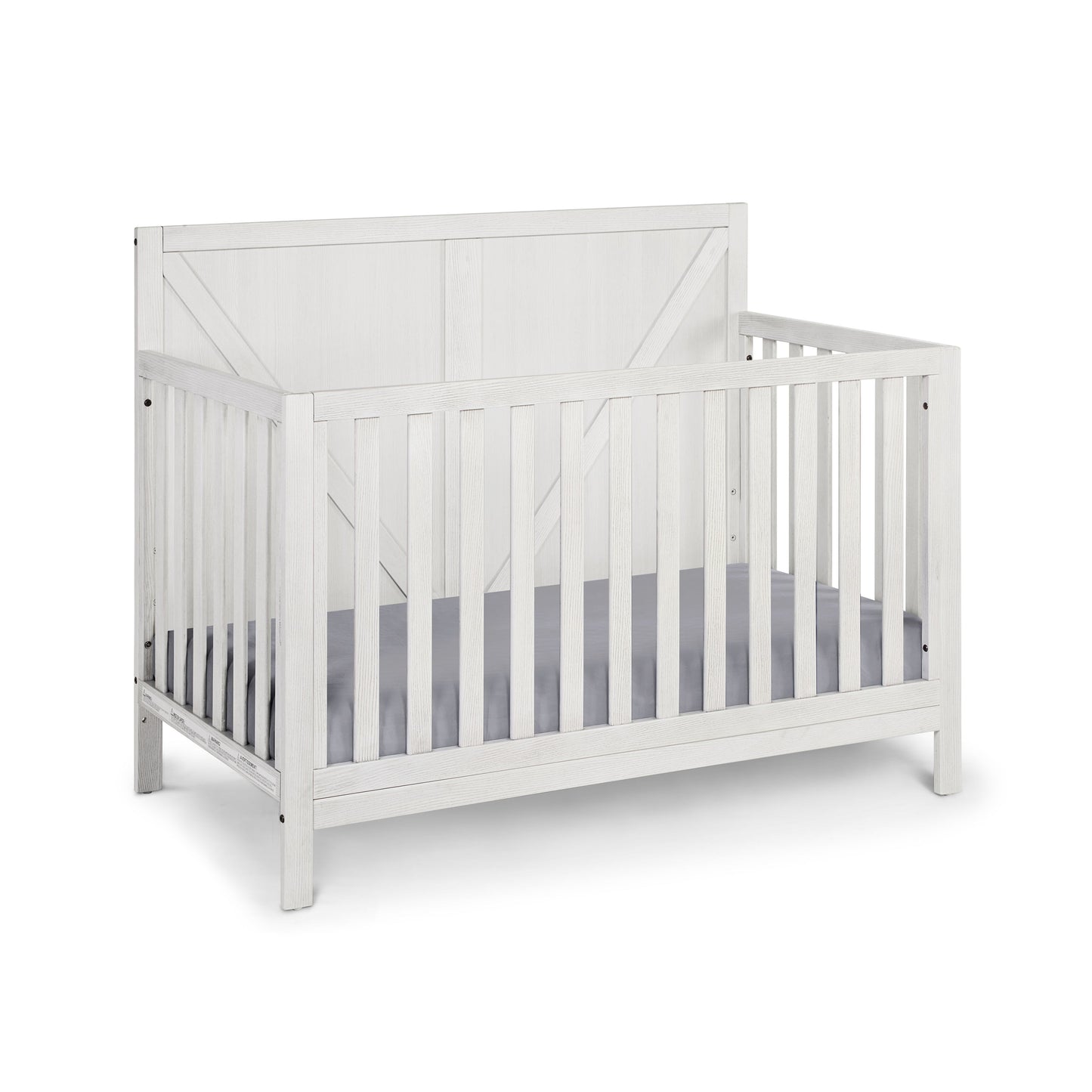 Barnside 4-In-1 Convertible Crib in Washed Gray