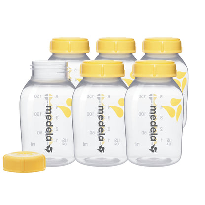 Breast Milk Storage Bottle Set, 6-Pack, 5 Oz.