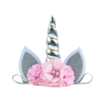 New Unicorn Horn Headband Kids Birthday Gifts Unicorn Girls Hairbands Party Supplies Photography Props