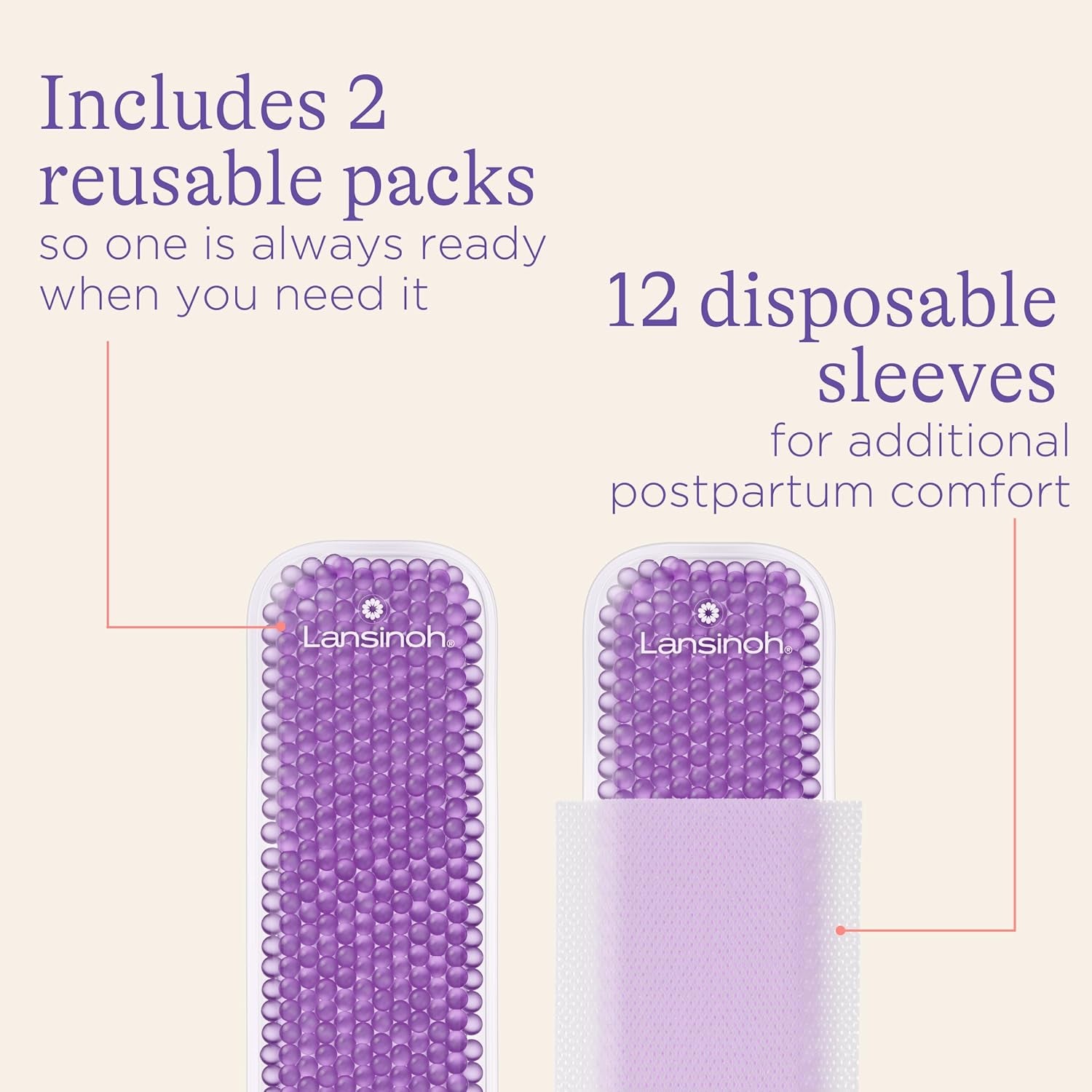 Hot and Cold Pads for Postpartum Essentials, 2 Count Postpartum Pads