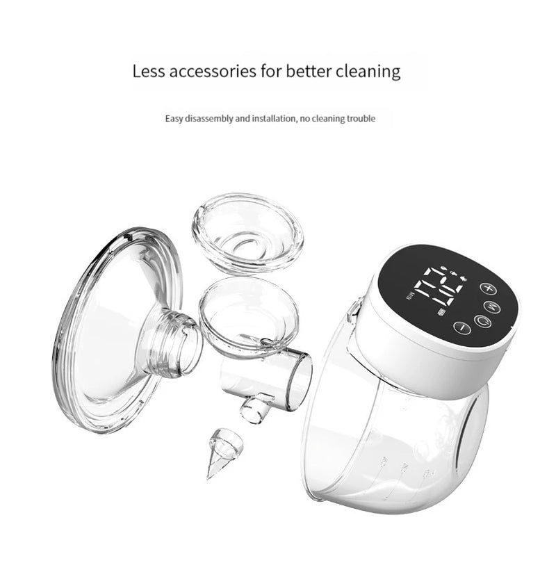 Electric Breast Pumps Portable Hands Free Wearable Breast Pump Silent Comfort Breast Milk Extractor Collector Bpa-Free