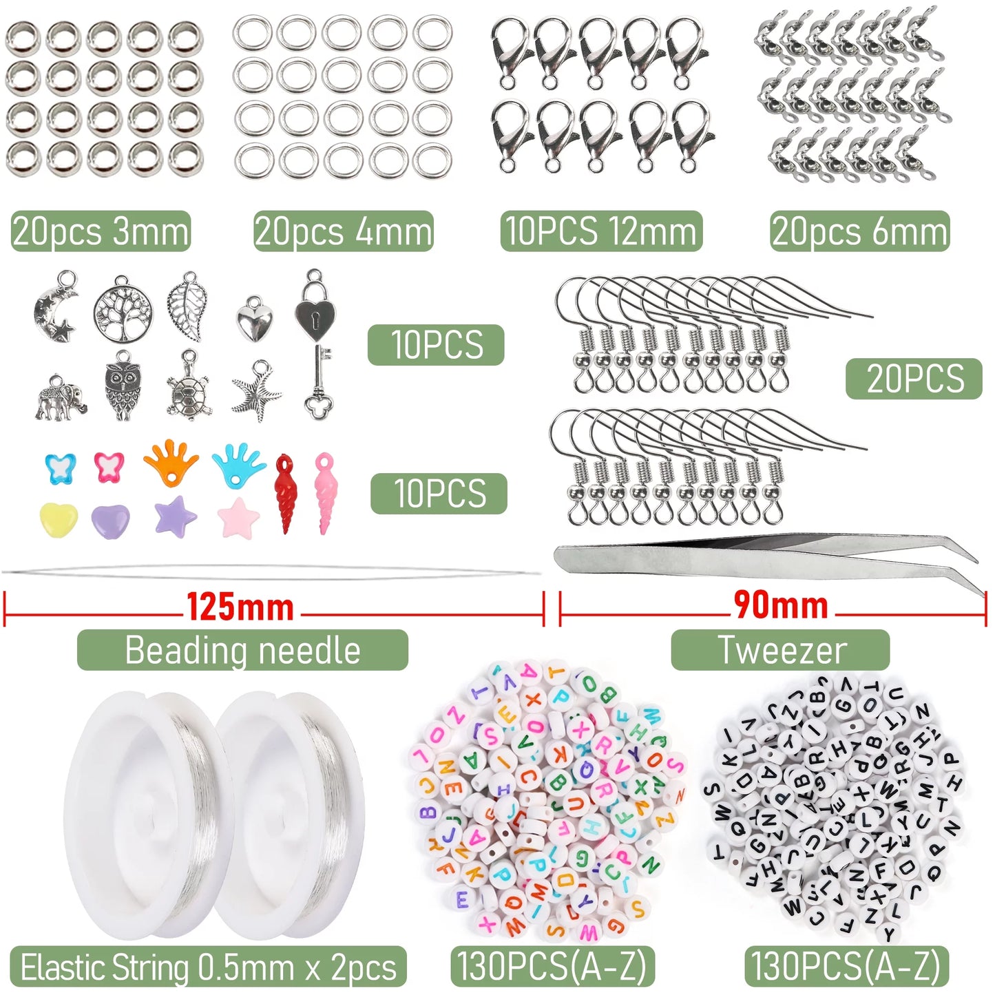 2Mm Glass Seed Beads Bracelet Jewelry Making Kit for Kids, 40000 Ct, DIY Craft Girls Gifts