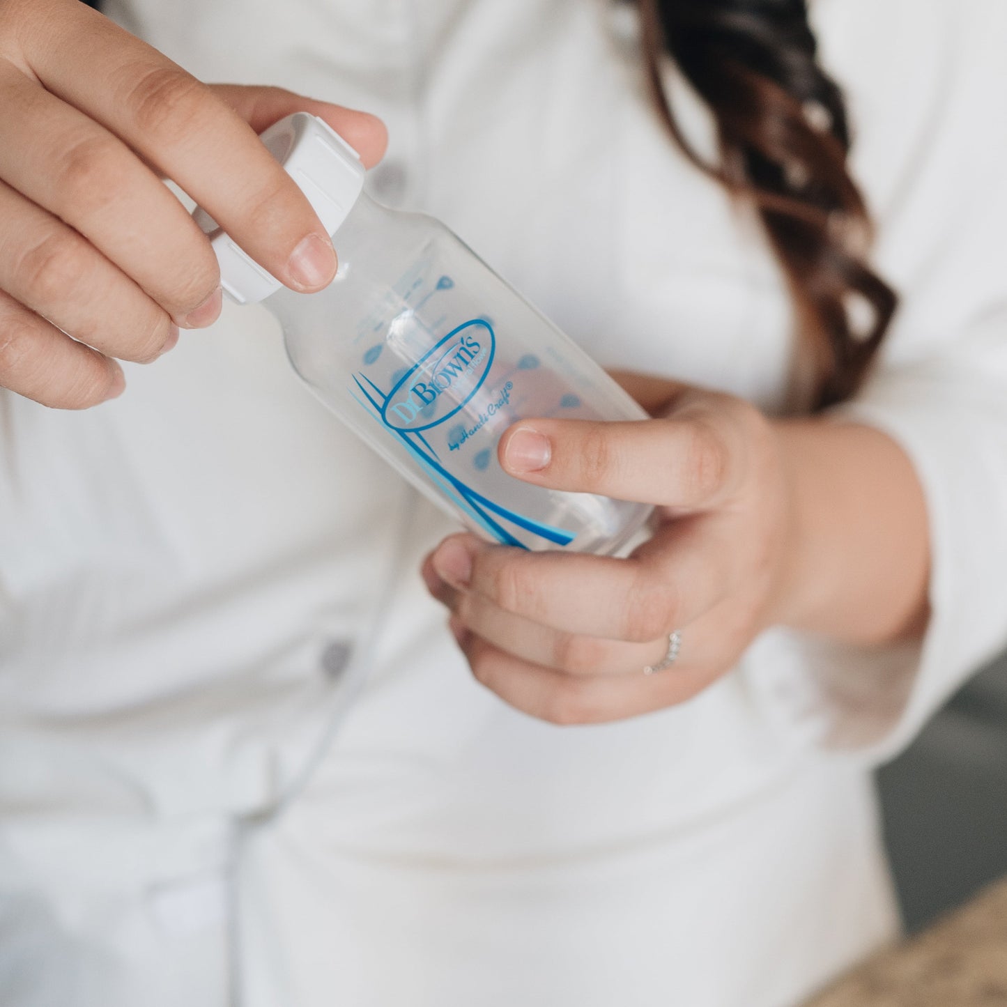 Breast Milk Collection Bottles with Storage Caps, Keeps Milk Fresh, BPA Free, 4 Pack