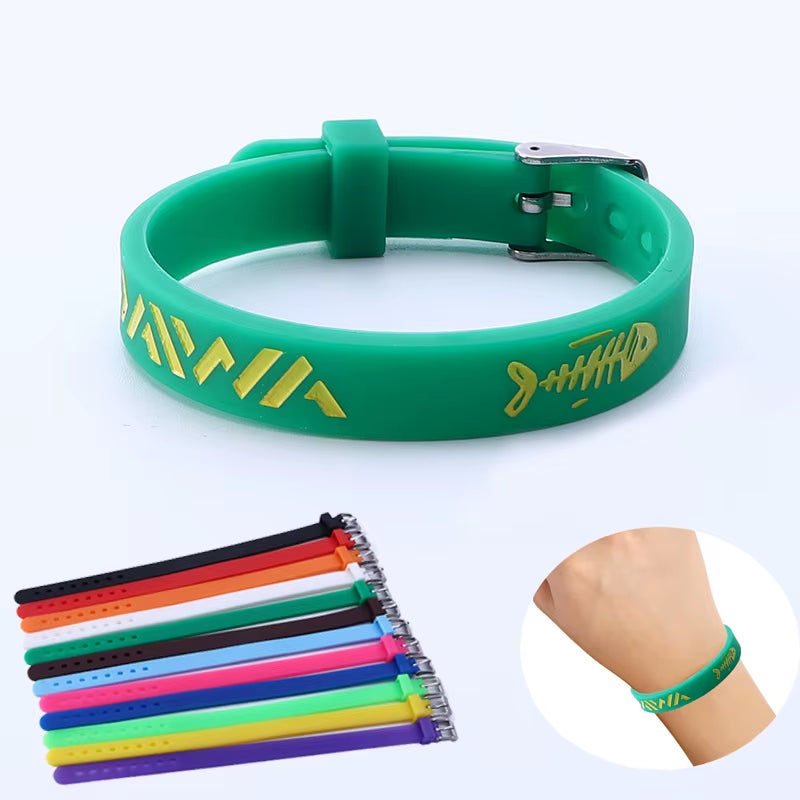 Silicone Wristband Anti-Lost Emergency Contact for Children Personal Custom Bracelet Jewelry Gift