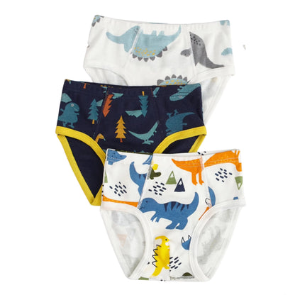 2-10 Years Summer Cotton Dinosaur Boys Brief Underwear Kids Underpanties for 2 3 4 6 8 10 Years Old Boys Clothes OBU232003