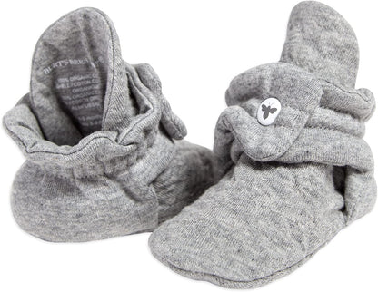 Booties, Organic Cotton Adjustable Infant Sock