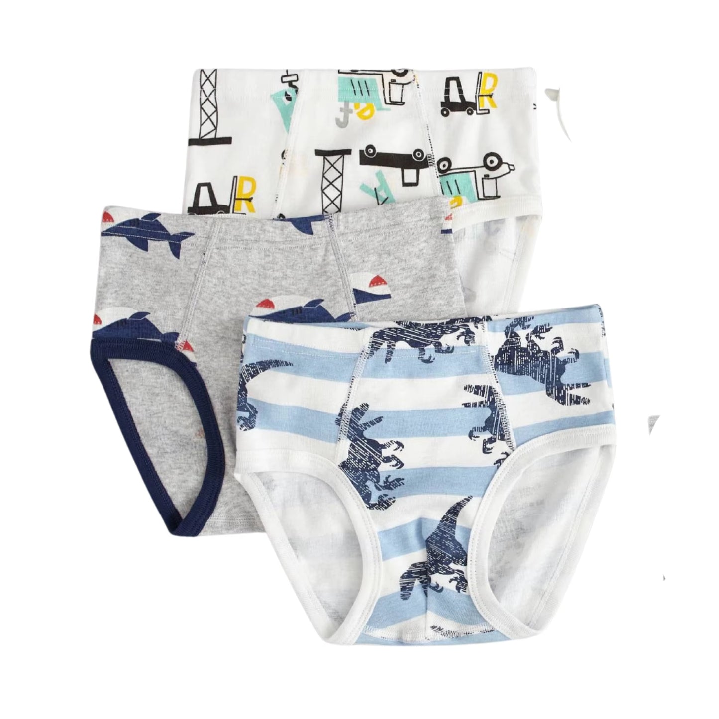 2-10 Years Summer Cotton Dinosaur Boys Brief Underwear Kids Underpanties for 2 3 4 6 8 10 Years Old Boys Clothes OBU232003