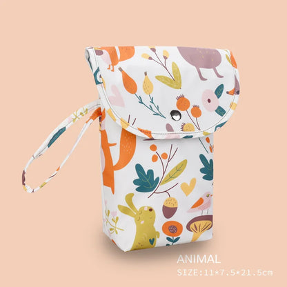 New Waterproof and Reusable Baby Diaper Bag, Baby Handbag, Large Capacity Mommy Diaper Storage Bag Wholesale