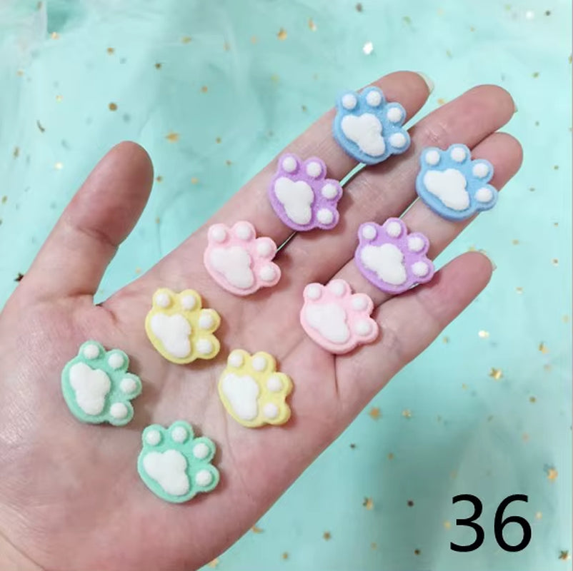 10Pcs/Lot Mixed Styles Lot Lovely Dessert Children Jewelry Baby Girl Earrings Kids Ear Clip on Pierced Alloy Painless Earrings