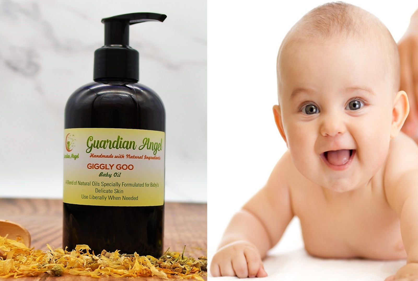 Giggly Goo - All Natural Baby Oil (Vegan).