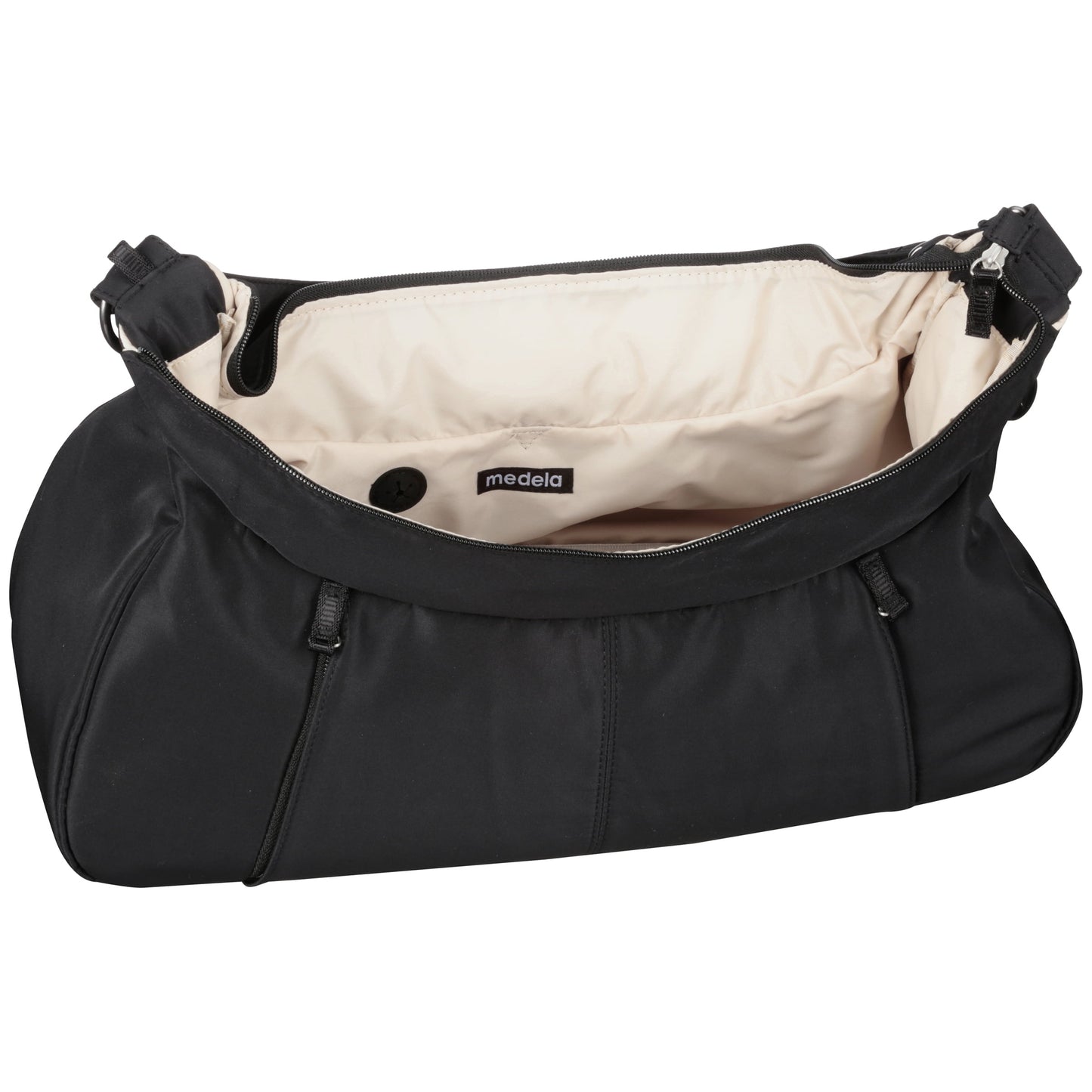 Breast Pump Tote Bag, Zip Top, Black, Water Resistant, 68052, 1 Each